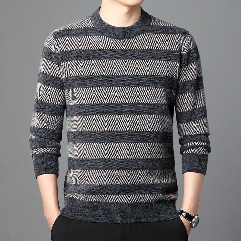 Striped Sweater - threadspired