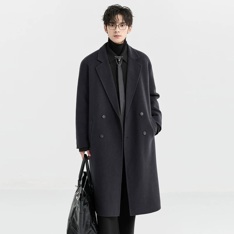 Oversized Wool overcoat - threadspired