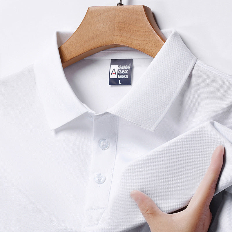 Casual Loose Lapels Polo T-shirt - threadspired