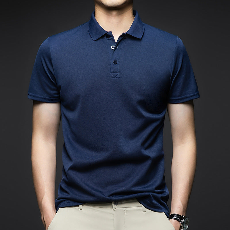 Casual Loose Lapels Polo T-shirt - threadspired