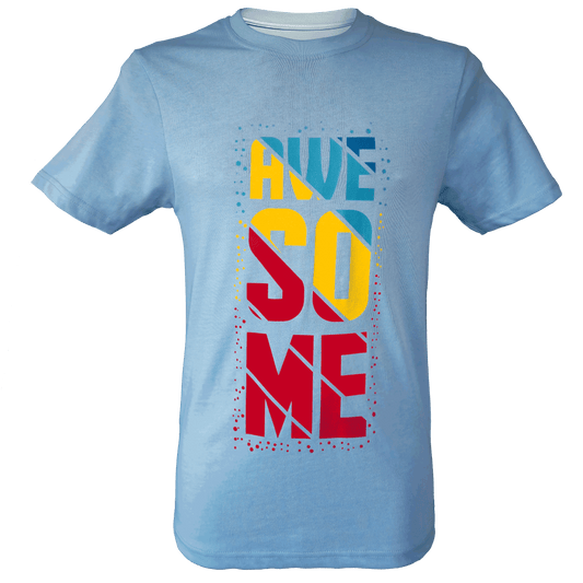 Regular Fit Half Sleeve - Blue (Awesome)