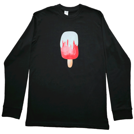Drop Shoulder Full Sleeve - Black (Ice-cream)