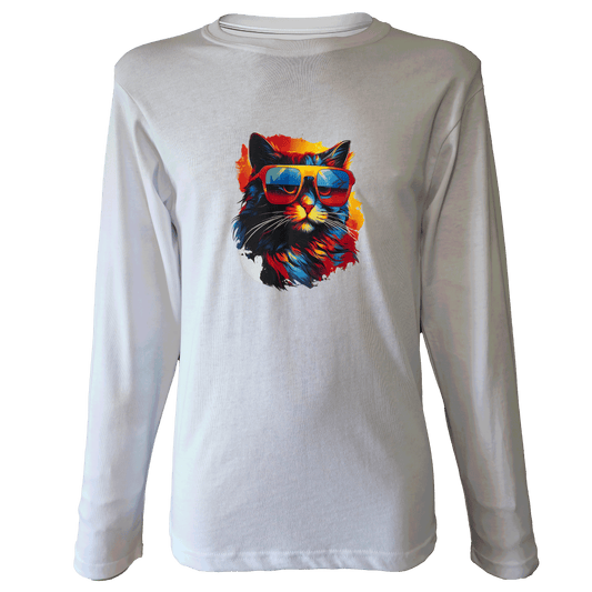 Regular Fit Full Sleeve - White (Cat Colors)
