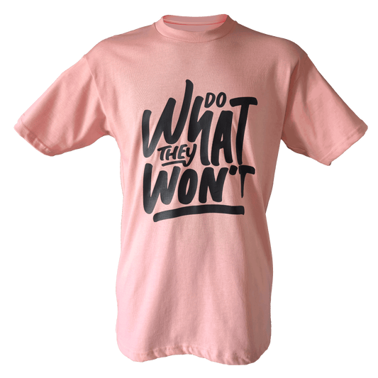 Drop Shoulder Half Sleeve - Pink (Do What They Won't)
