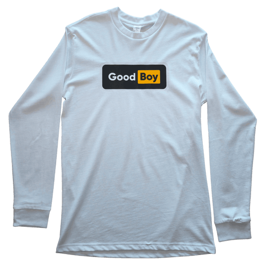 Drop Shoulder Full Sleeve - White (Good Boy)