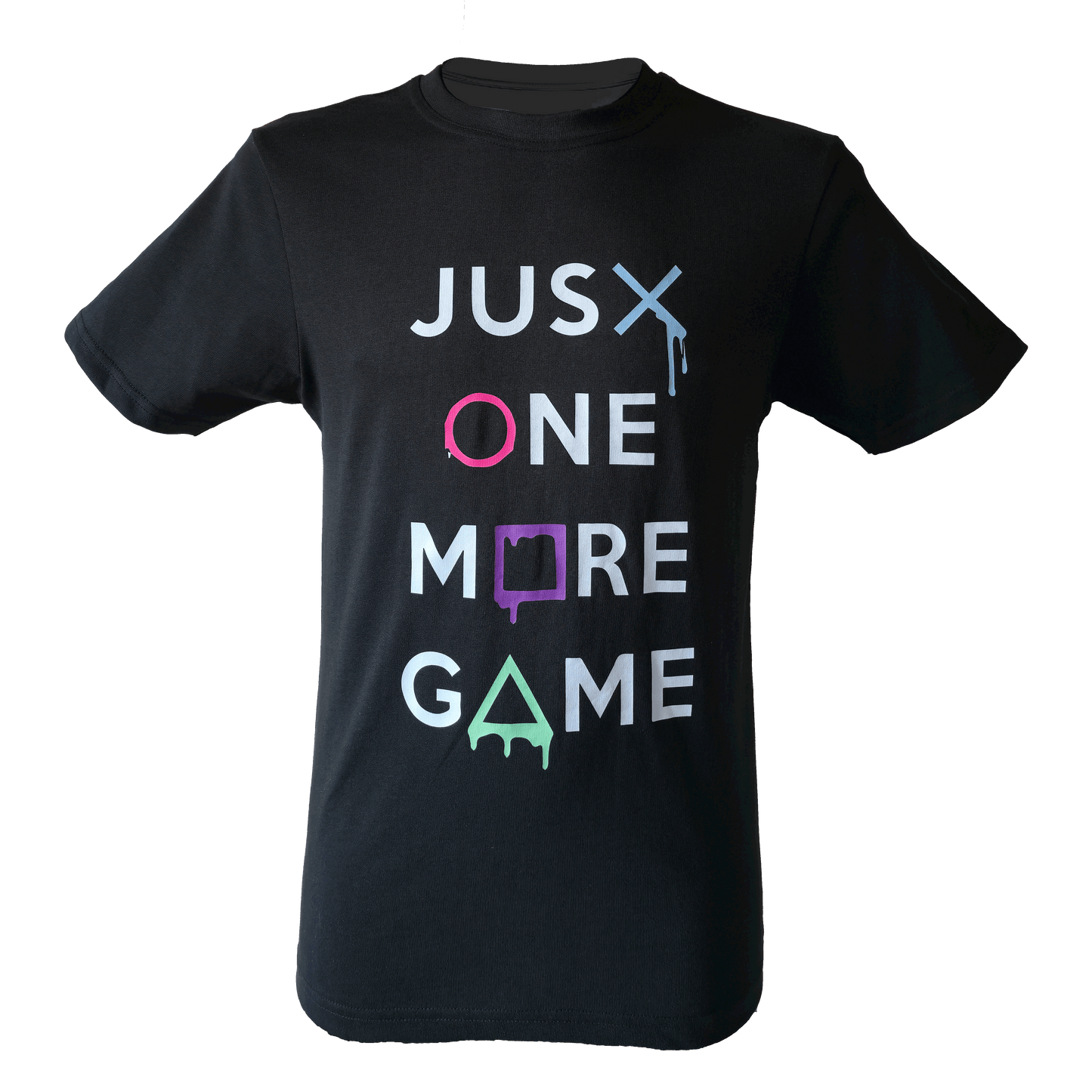 Regular Fit Half Sleeve - Black (Just One More game)