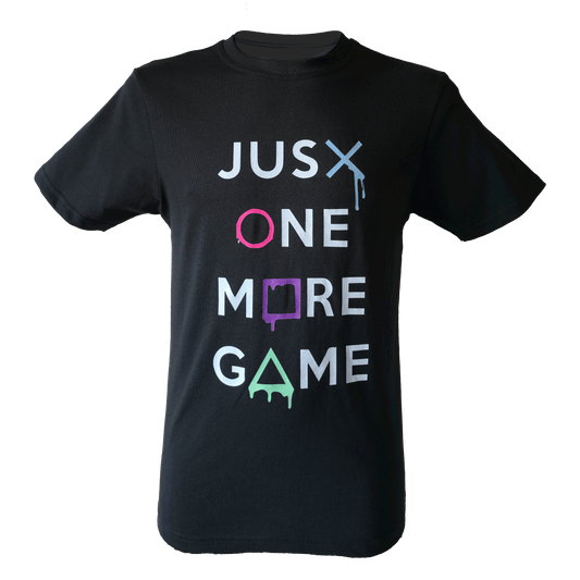 Regular Fit Half Sleeve - Black (Just One More game)