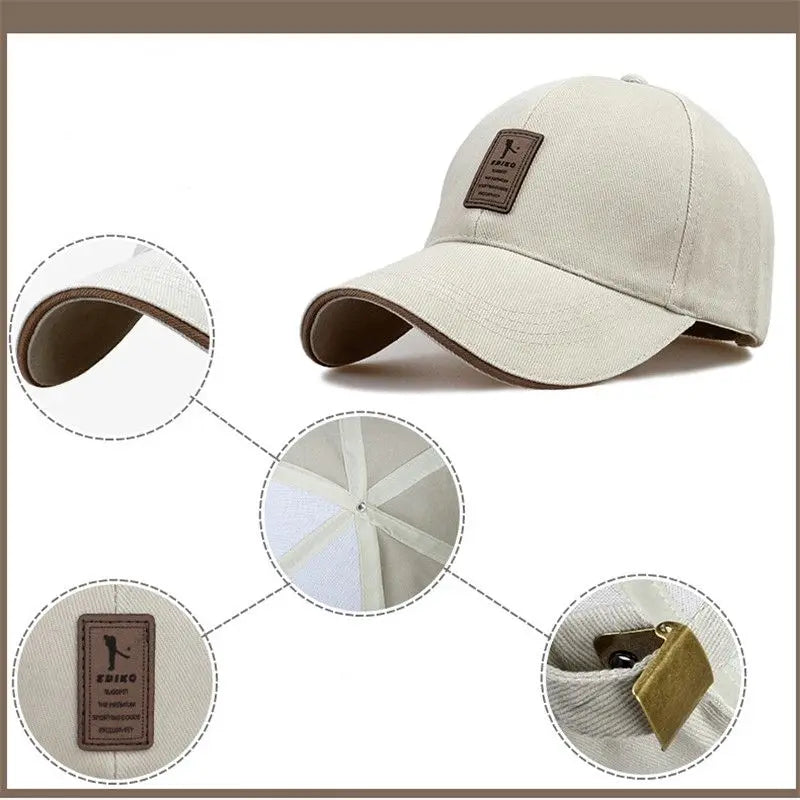 Unisex Baseball Cap - Letter Embroidery Snapback