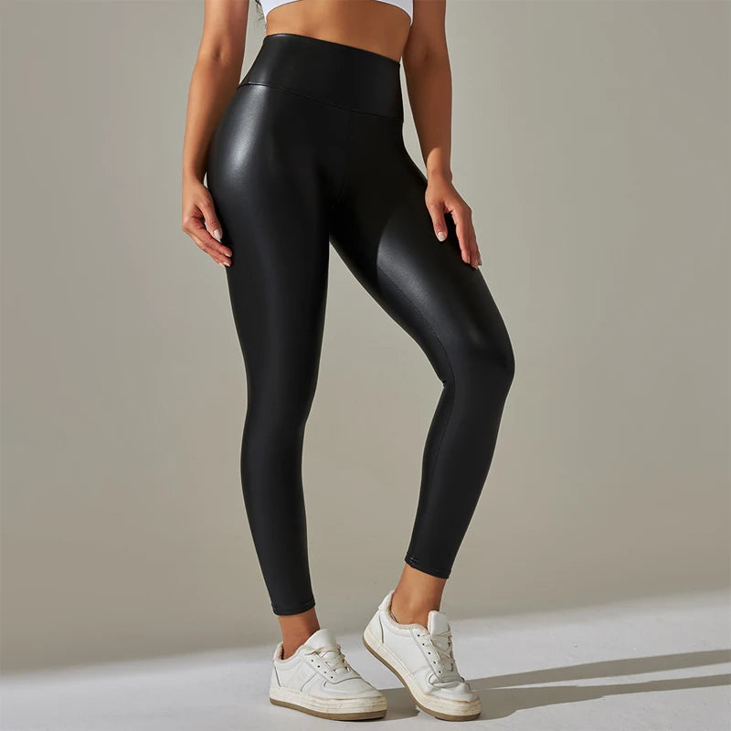 Women's Leggings - High Waisted - Tight Fit