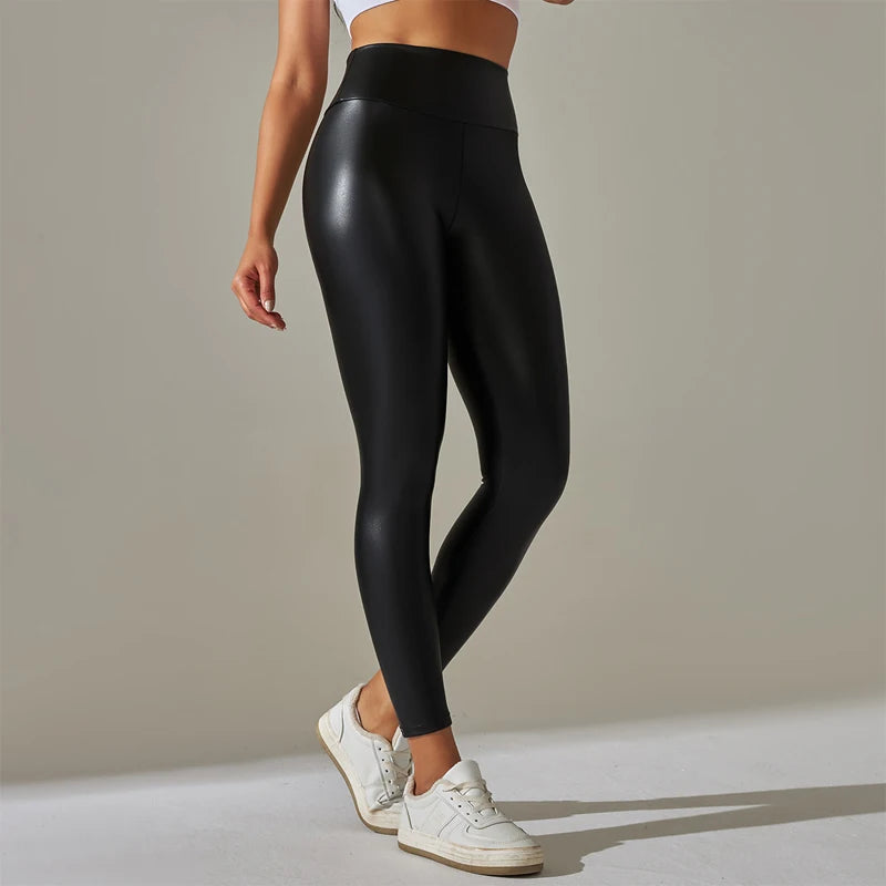 Women's Leggings - High Waisted - Tight Fit