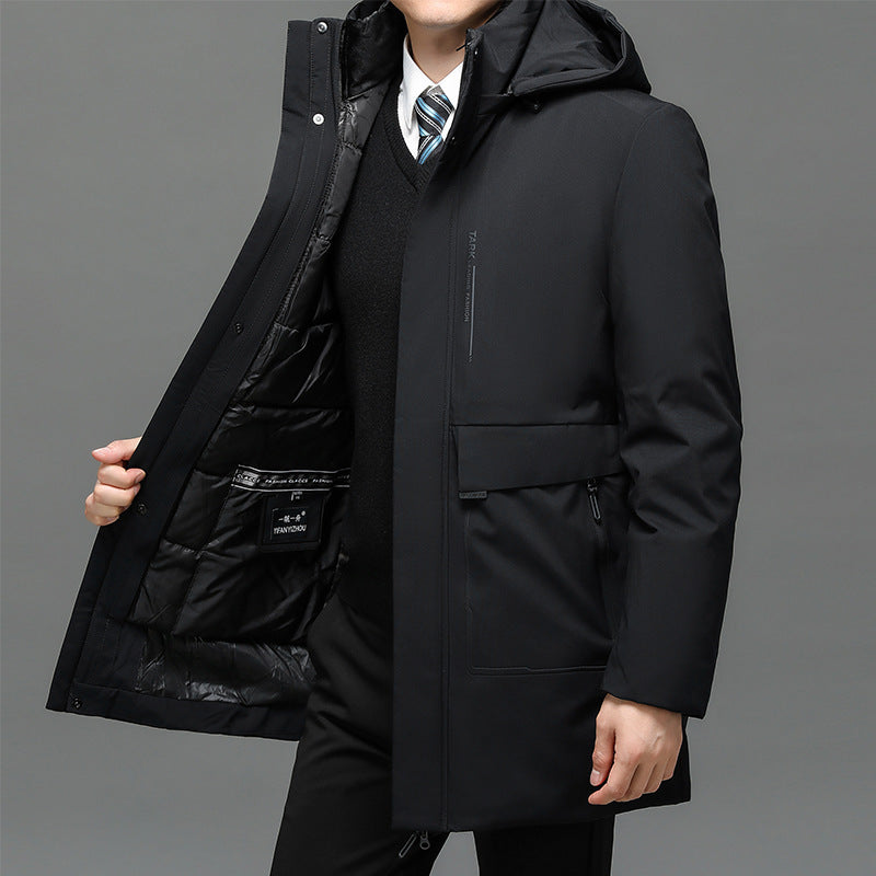 Men's Thickened Detachable Liner Thermal Cotton Padded Jacket - threadspired