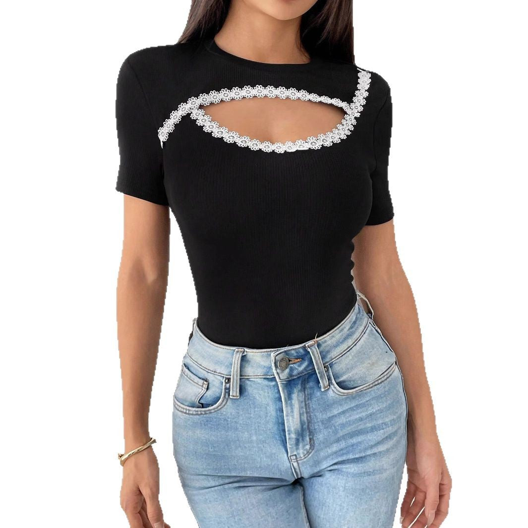 Round-Neck Short-Sleeve T-Shirt - threadspired