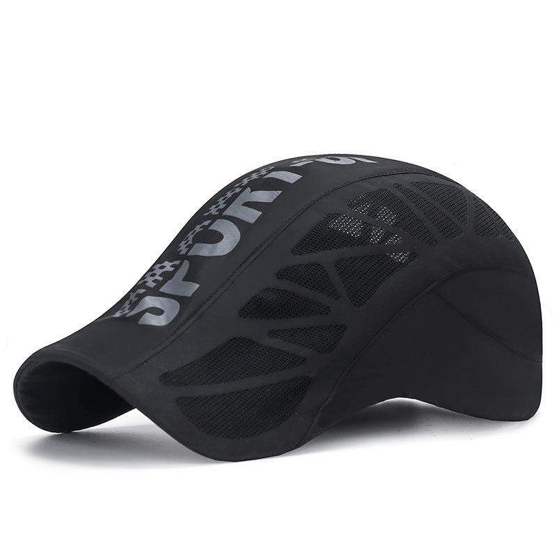 SPORT Letter Forward Hat Men's Breathable Mesh - threadspired