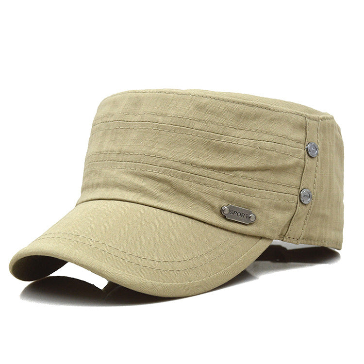 Spring And Summer Flat-top Cap Thin Material Stylish Men And Women - threadspired