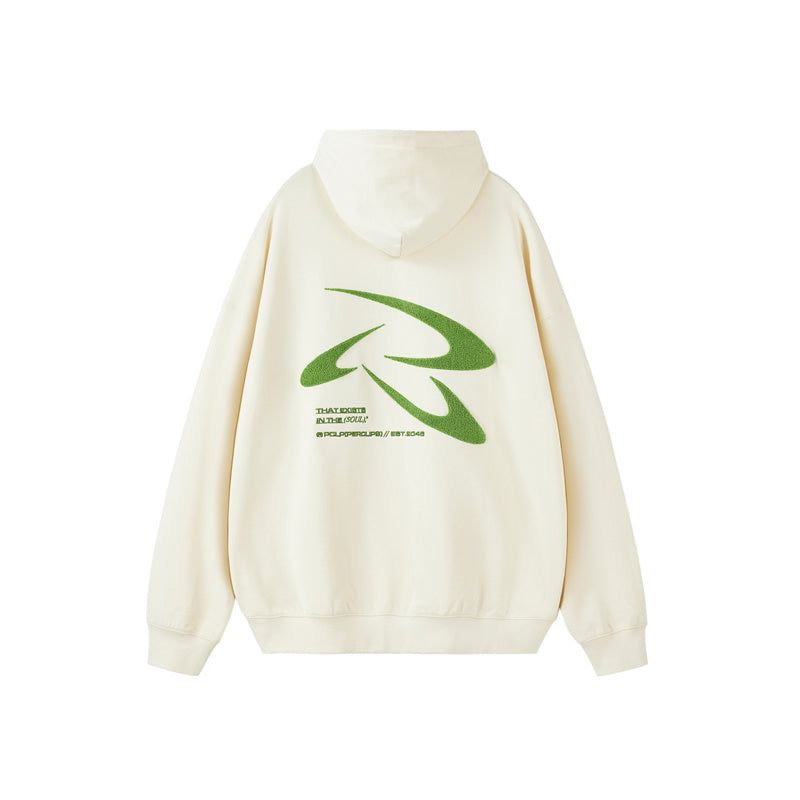 Embroidered Retro Hoodie - threadspired