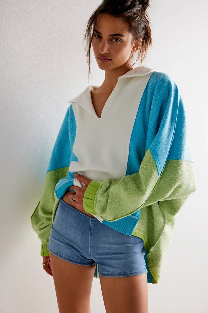Loose And Lazy Style Cross-border Leisure Pullover Sweatshirt - threadspired