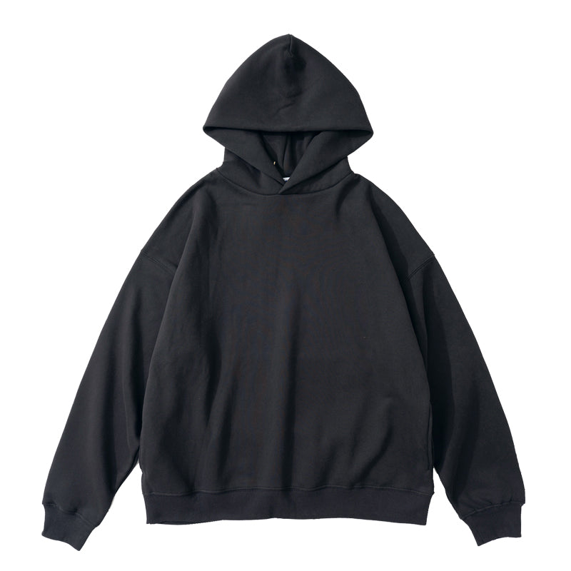 Solid Color Cotton Hoodie - threadspired