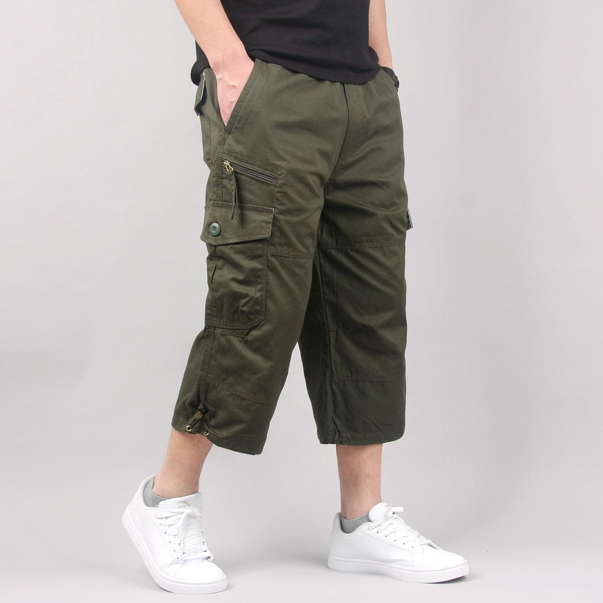 Cropped Cargo Pants - threadspired