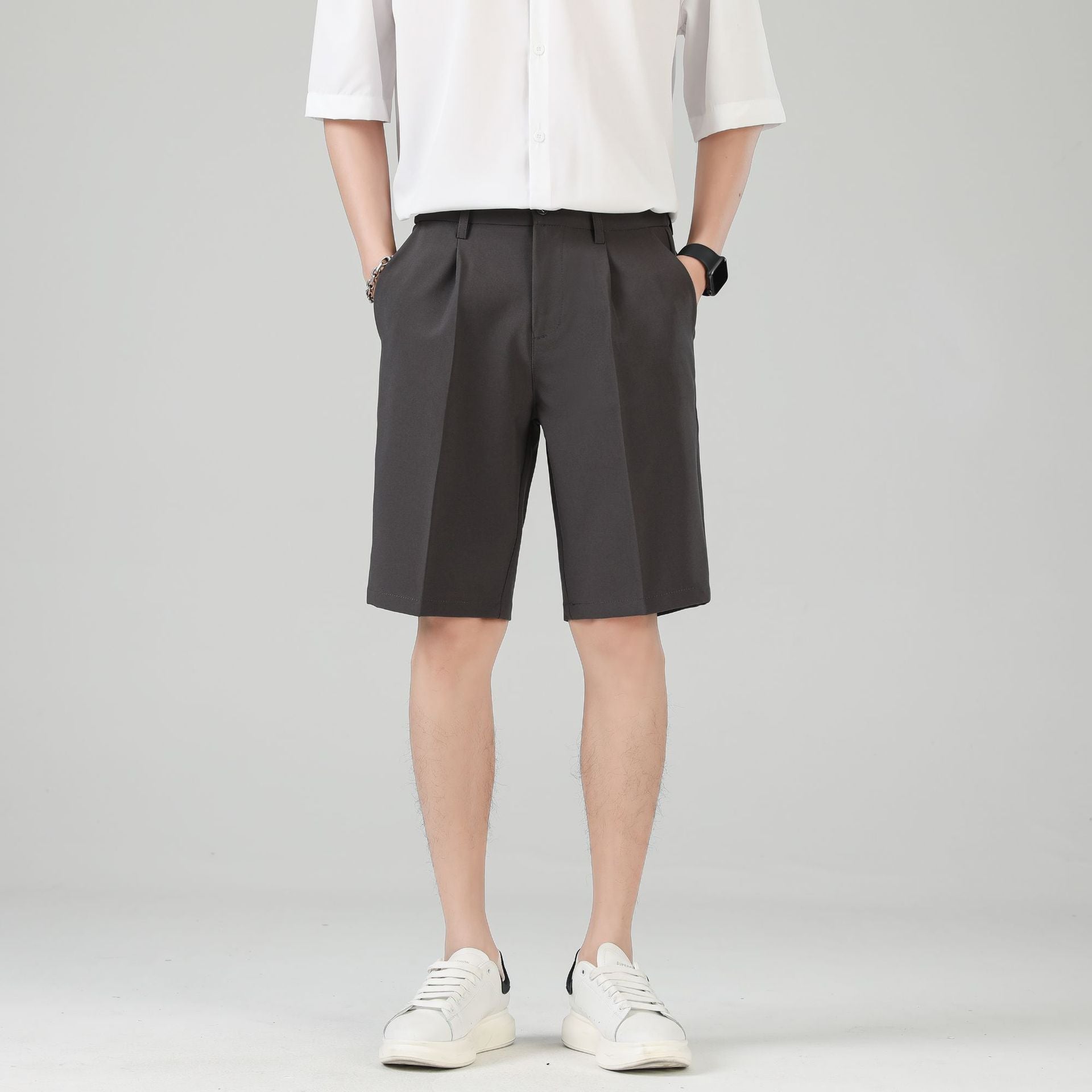 Silk Suit Shorts - threadspired