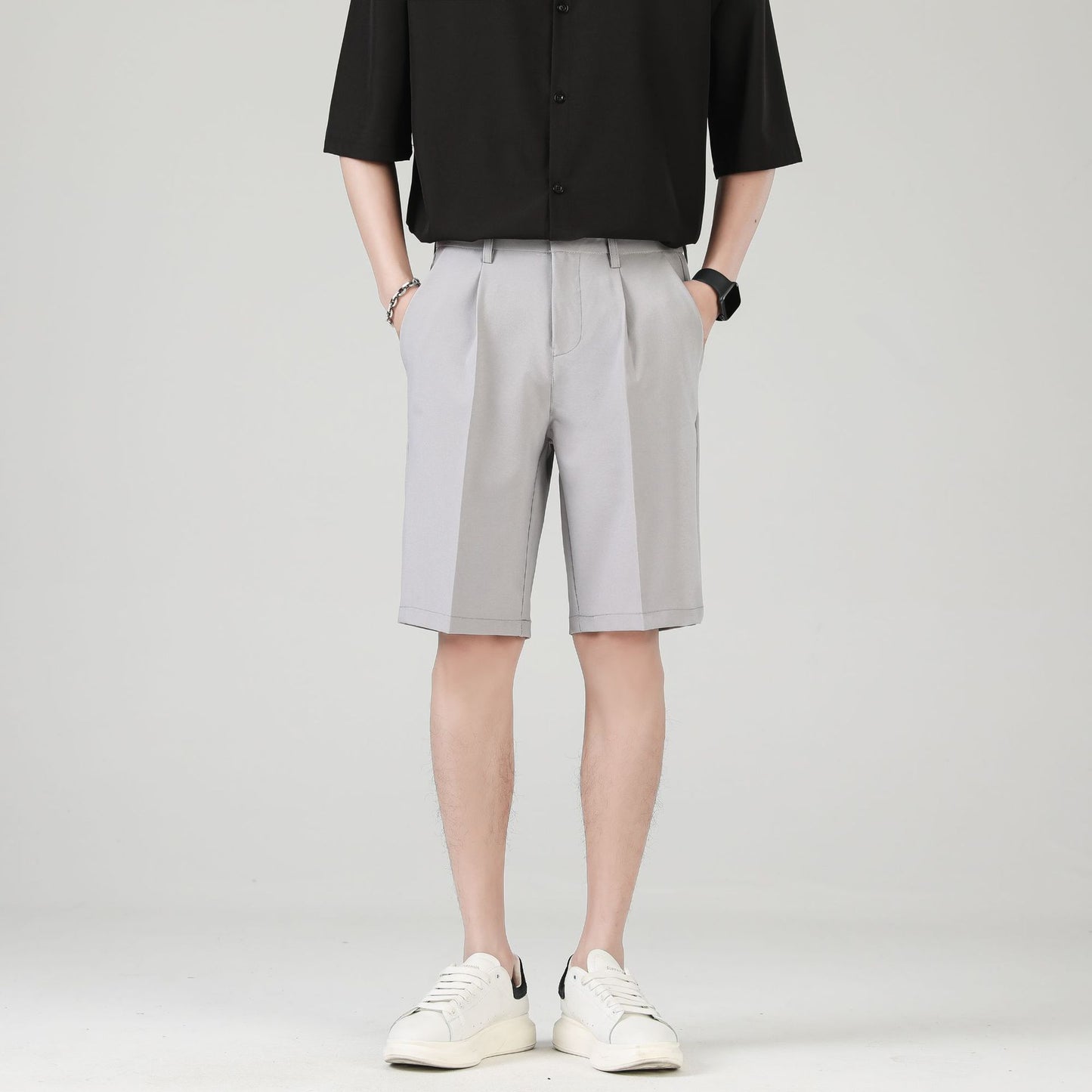 Silk Suit Shorts - threadspired