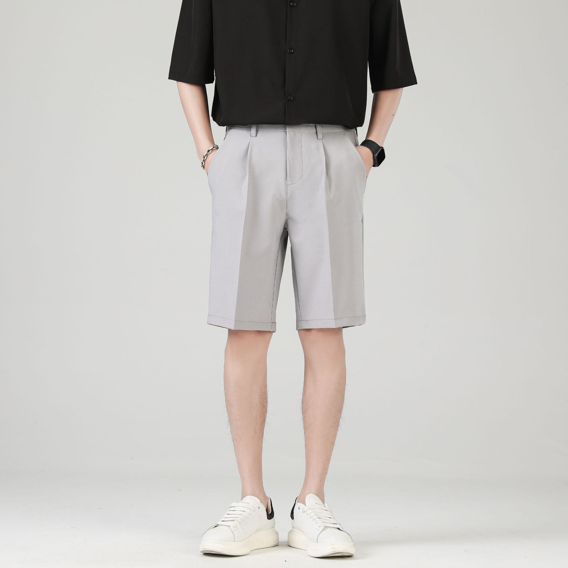 Silk Suit Shorts - threadspired