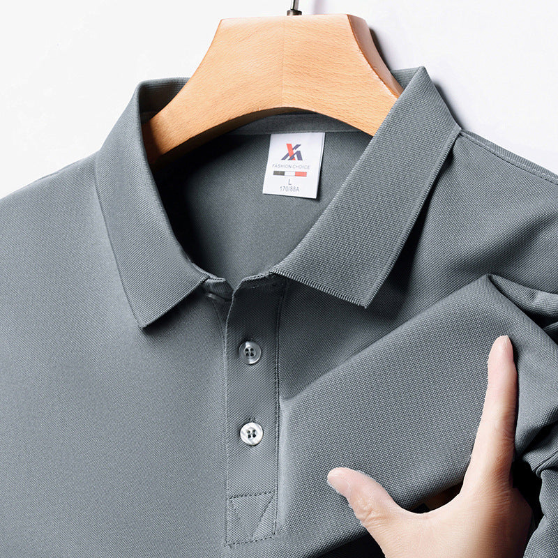 Casual Loose Lapels Polo T-shirt - threadspired