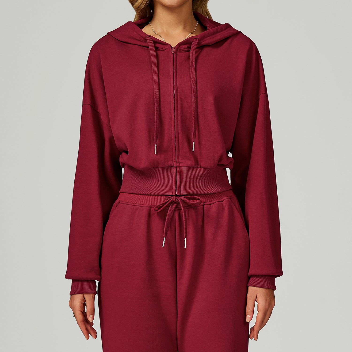Sporty Casual Loose-fit Hoodie - threadspired