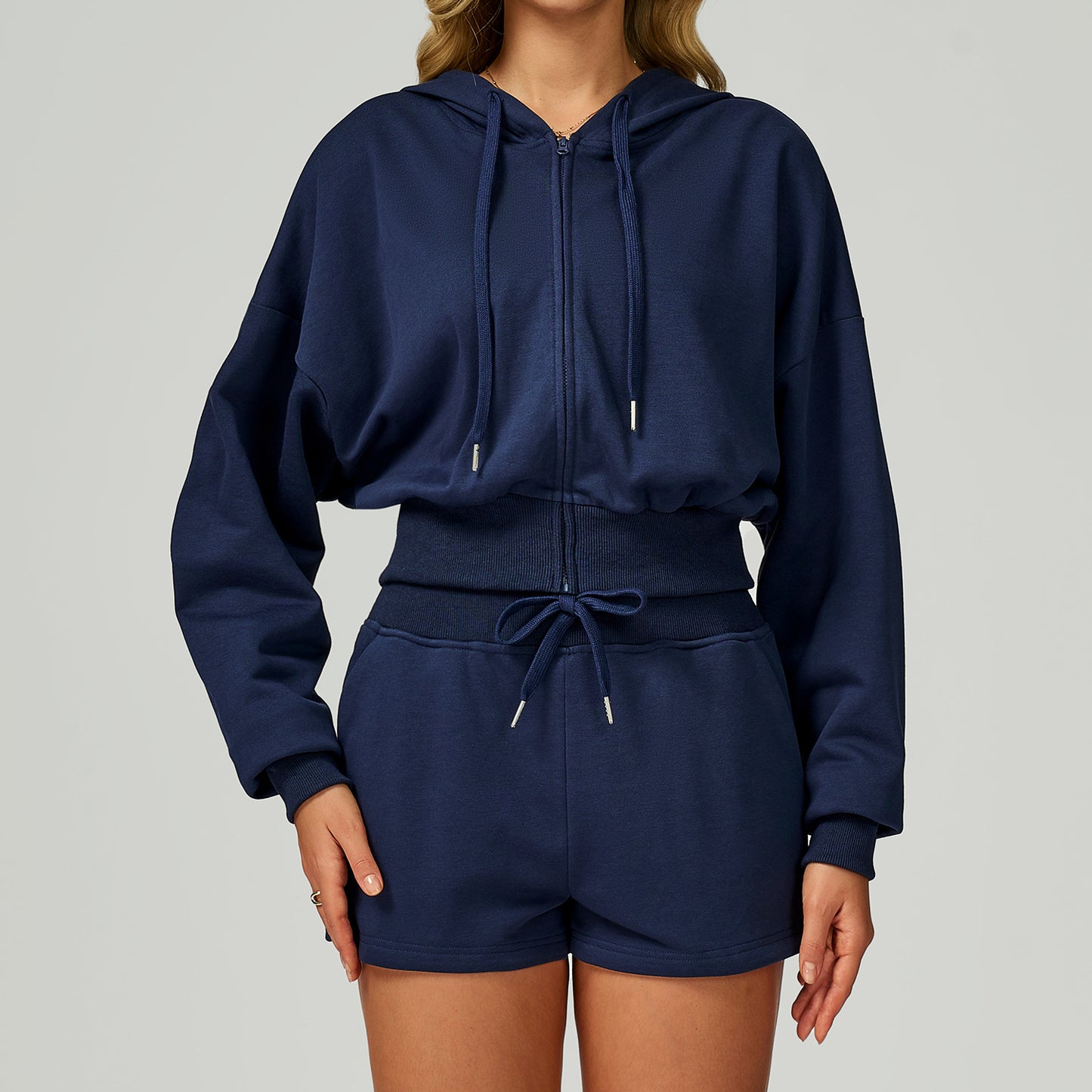 Sporty Casual Loose-fit Hoodie - threadspired