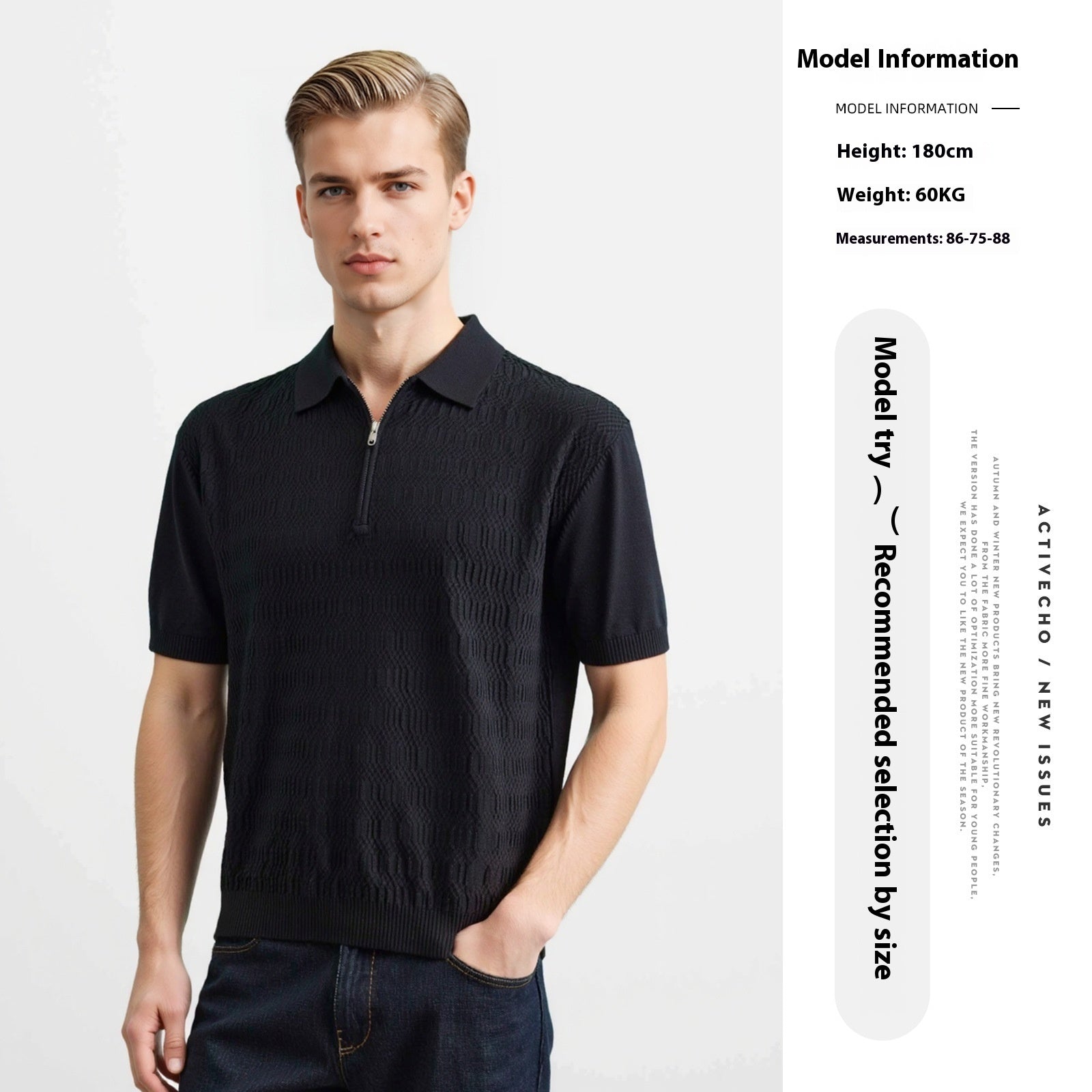 Simple Polo Shirt Slim T-shirt - threadspired