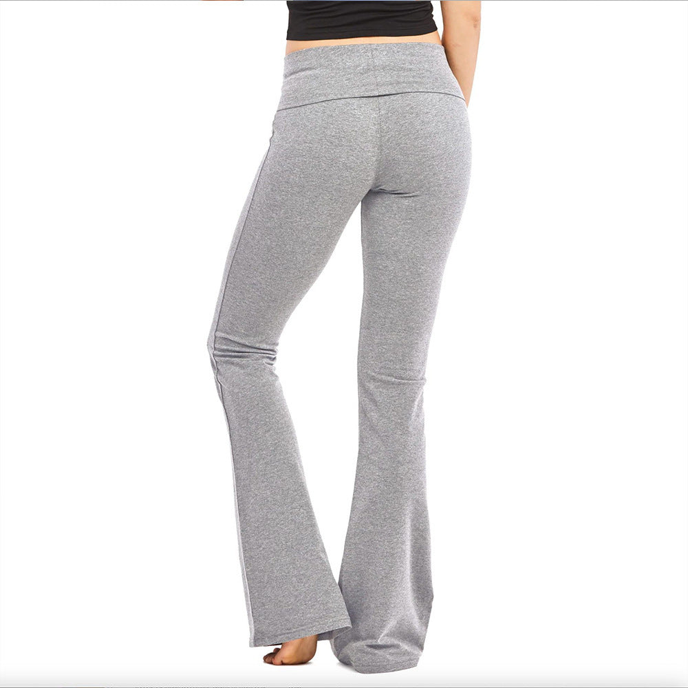 Skin-friendly Yoga Home Flared Pants Leisure Sports - threadspired