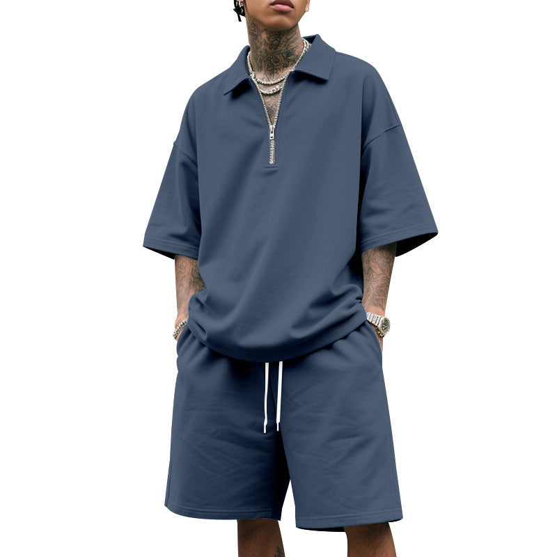Lapel Suit Two-piece Set - threadspired