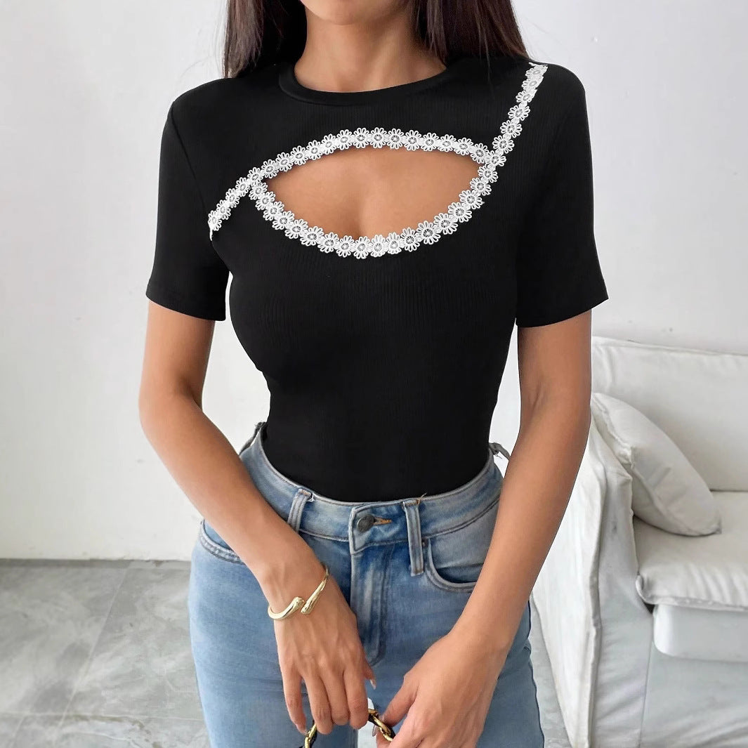 Round-Neck Short-Sleeve T-Shirt - threadspired
