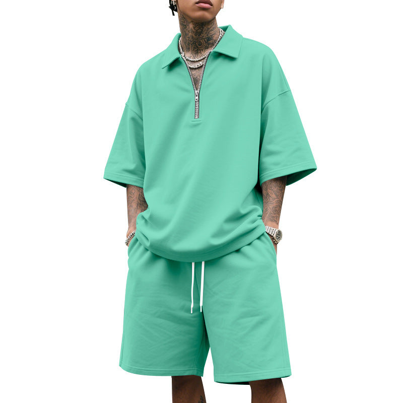 Lapel Suit Two-piece Set - threadspired
