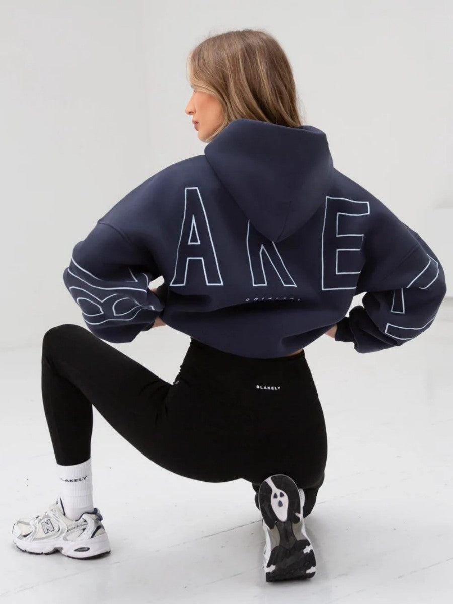 Thickened Long Sleeve Loose-fit Hoodie - threadspired