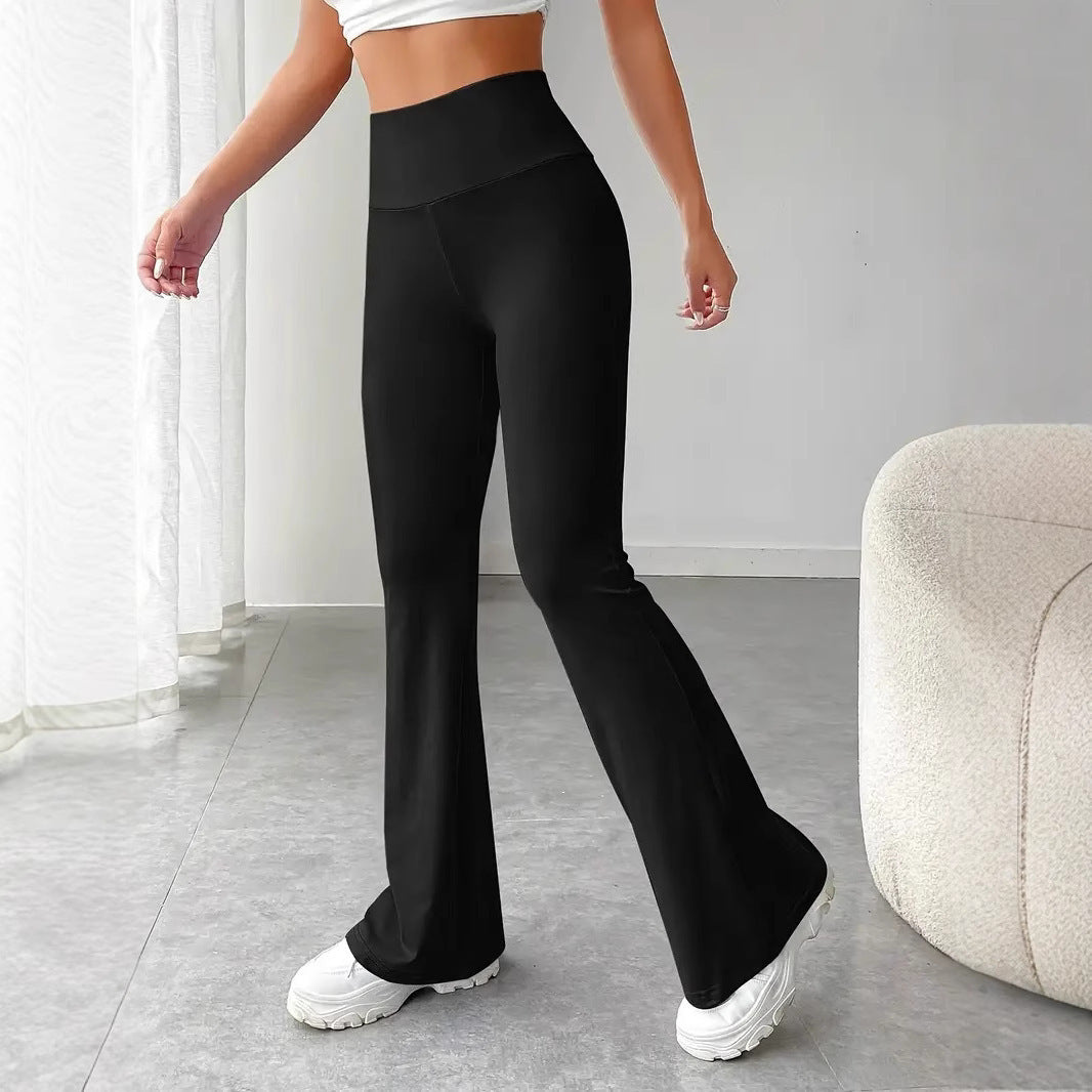 Skin-friendly Yoga Home Flared Pants Leisure Sports - threadspired