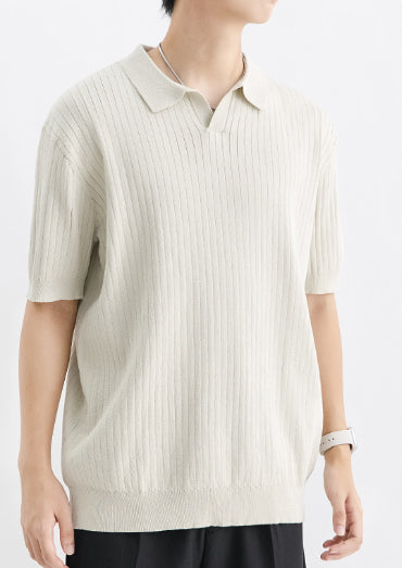 Turn-down Collar Polo T-shirt - threadspired