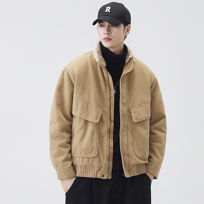 Retro Heavyweight Cotton Jacket - threadspired