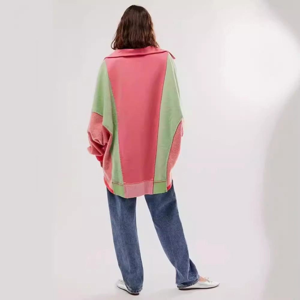 Loose And Lazy Style Cross-border Leisure Pullover Sweatshirt - threadspired